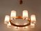 Model 587 Cylinder Chandelier by Uno & Östen Kristiansson for Luxus Vittsjö, 1960s, Image 14