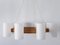 Model 587 Cylinder Chandelier by Uno & Östen Kristiansson for Luxus Vittsjö, 1960s, Image 10