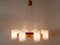 Model 587 Cylinder Chandelier by Uno & Östen Kristiansson for Luxus Vittsjö, 1960s, Image 8