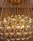 Lampadario vintage a cascata con sfere di cristallo, Immagine 4