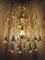 Lampadario vintage a cascata con sfere di cristallo, Immagine 7