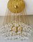 Lampadario vintage a cascata con sfere di cristallo, Immagine 3