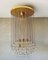 Lampadario vintage a cascata con sfere di cristallo, Immagine 12