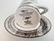 Artist Espresso Annual Cup and Saucer 2002 by Leslie G. Hunt for Rosenthal Limited Art Series, 2002, Set of 2, Limited Edition 1238/3000, Set of 2 3
