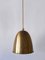 Mid-Century Modern Brass Pendant Lamp, Germany, 1950s 4