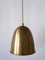 Mid-Century Modern Brass Pendant Lamp, Germany, 1950s 2