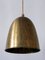 Mid-Century Modern Brass Pendant Lamp, Germany, 1950s 9