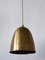 Mid-Century Modern Brass Pendant Lamp, Germany, 1950s 6