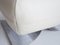 Poltrona Alta in pelle bianca con poggiapiedi di Oscar Niemeyer per Mobilier International, anni '70, set di 2, Immagine 11