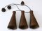 Mid-Century Modern Rattan Diabolo Pendant Lamps, 1960s, Set of 3 18