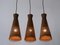 Mid-Century Modern Rattan Diabolo Pendant Lamps, 1960s, Set of 3 12