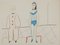 Pablo Picasso, Der Clown und sein Assistent, Lithographie 1