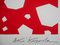 Aki Kuroda, Silhouette auf rotem Grund, Original-Lithographie 3
