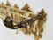 Vintage Louis XV Style Bronze Wall Coat Rack and Shelf, 1960s 12