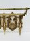 Vintage Louis XV Style Bronze Wall Coat Rack and Shelf, 1960s 5