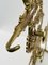 Vintage Louis XV Style Bronze Wall Coat Rack and Shelf, 1960s 26