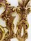 Vintage Louis XV Style Bronze Wall Coat Rack and Shelf, 1960s 17