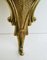 Vintage Louis XV Style Bronze Wall Coat Rack and Shelf, 1960s 22