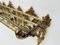 Vintage Louis XV Style Bronze Wall Coat Rack and Shelf, 1960s 11