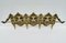 Vintage Louis XV Style Bronze Wall Coat Rack and Shelf, 1960s 2