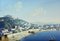 Bay of Naples, Gouache, Framed, Image 3