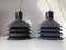 Grey Minimalist Tip Top 4 Pendant Lights by Jorgen Gammelgaard for Pandul, 1980s, Set of 2, Image 1