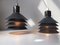 Grey Minimalist Tip Top 4 Pendant Lights by Jorgen Gammelgaard for Pandul, 1980s, Set of 2 6