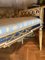 Set of Louis XVI Parcel Gilt Benches in Cream and Blue Lacquer 7