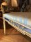 Set of Louis XVI Parcel Gilt Benches in Cream and Blue Lacquer 9