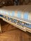 Set of Louis XVI Parcel Gilt Benches in Cream and Blue Lacquer 10