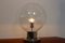 Large Mid-Century Chrome & Glass Globe Table Lamp from Raak 3