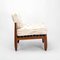 Gepolsterter Vintage Teak Sessel 4