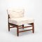 Vintage upholstered Teak Lounge Chair 1