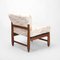 Vintage upholstered Teak Lounge Chair 3