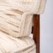Vintage upholstered Teak Lounge Chair 7