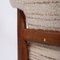 Vintage upholstered Teak Lounge Chair 8