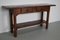 19th Century French Rustic Farmhouse Oak Side Table 9