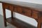 19th Century French Rustic Farmhouse Oak Side Table 20