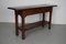 19th Century French Rustic Farmhouse Oak Side Table 7