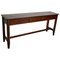Early 20th Century Rustic Farmhouse French Elm Side Table 1