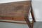 Early 20th Century Rustic Farmhouse French Elm Side Table 4