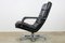 F141 Black Leather Lounge Chair by Geoffrey Harcourt for Artifort, 1970s 2