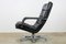 F141 Black Leather Lounge Chair by Geoffrey Harcourt for Artifort, 1970s, Image 2