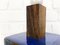Danish Blue Ceramic & Teak Table Lamp from Søholm Stentoj, Denmark, 1960s, Set of 2 6