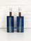Danish Blue Ceramic & Teak Table Lamp from Søholm Stentoj, Denmark, 1960s, Set of 2 8