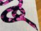 Decorazione da parete con serpente floreale fatta a mano, anni '80, Immagine 3