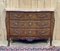Louis XV Chest of Drawers in Rosewood, Oak and Marble Top, 1970s 5