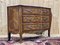 Louis XV Chest of Drawers in Rosewood, Oak and Marble Top, 1970s 4