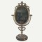 Specchio vittoriano in bronzo con base in marmo Emperador, Immagine 24
