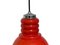Bulb-Shaped Red Glass Ceiling Lamp 3